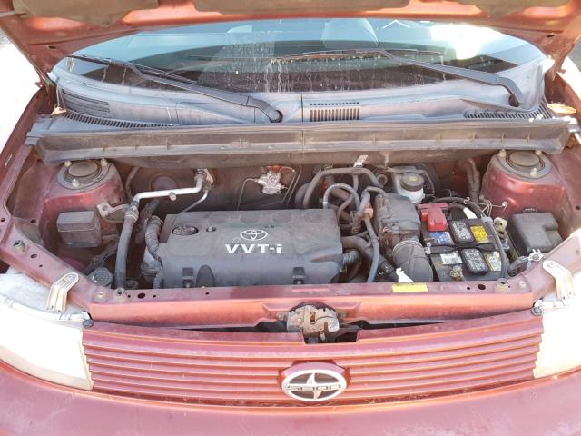 JTLKT324X64064599 - 2006 TOYOTA SCION XB Бордовый фото 7