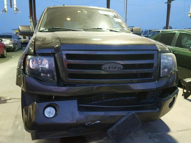 1FMFK19568LA48522 - 2008 FORD EXPEDITION BROWN photo 9