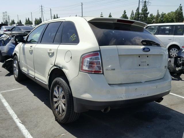 2FMDK49C37BB17091 - 2007 FORD EDGE SEL P CREAM photo 3