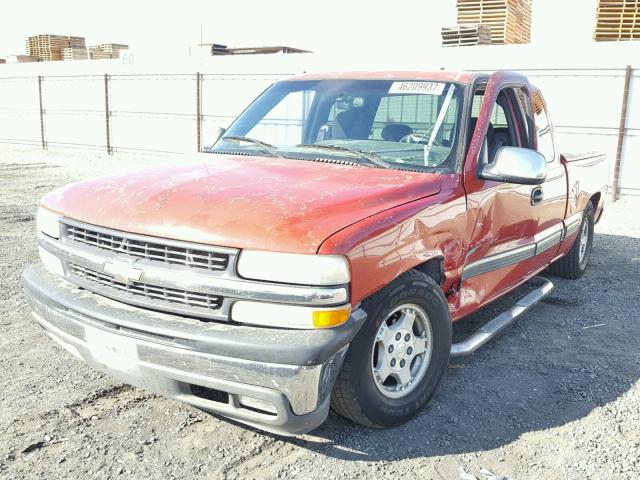 2GCEC19V611403763 - 2001 CHEVROLET SILVERADO RED photo 2