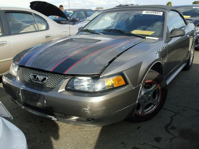 1FAFP44462F177359 - 2002 FORD MUSTANG BROWN photo 2