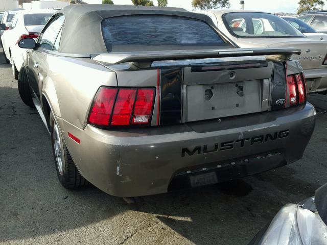 1FAFP44462F177359 - 2002 FORD MUSTANG BROWN photo 3