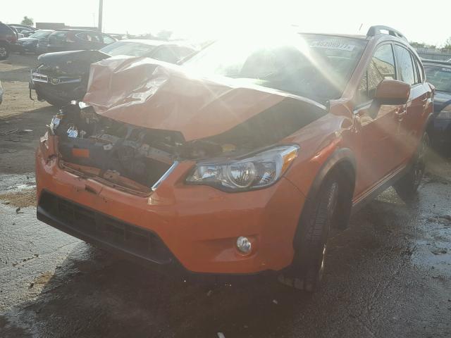 JF2GPAKC9E8276050 - 2014 SUBARU XV CROSSTR ORANGE photo 2