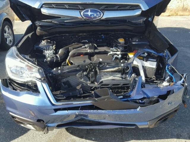 JF2SJABC5HH805171 - 2017 SUBARU FORESTER 2 BLUE photo 7