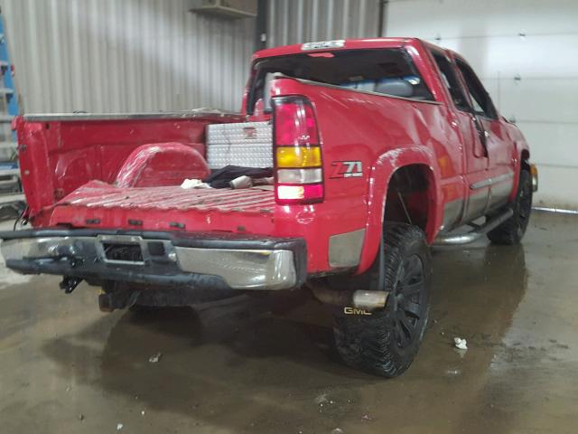 2GTEK19T431134862 - 2003 GMC NEW SIERRA RED photo 4