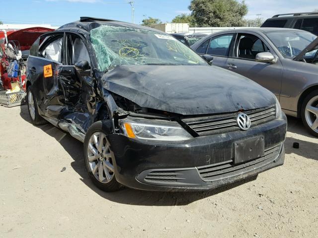 3VWDP7AJ9DM379724 - 2013 VOLKSWAGEN JETTA SE BLACK photo 1