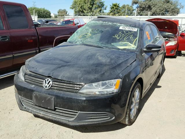 3VWDP7AJ9DM379724 - 2013 VOLKSWAGEN JETTA SE 黑色 照片 2