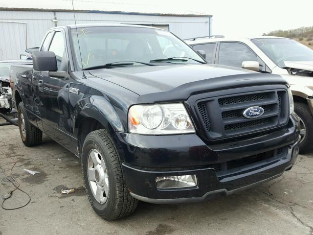 1FTRF12W04NB77556 - 2004 FORD F150 BLACK photo 1