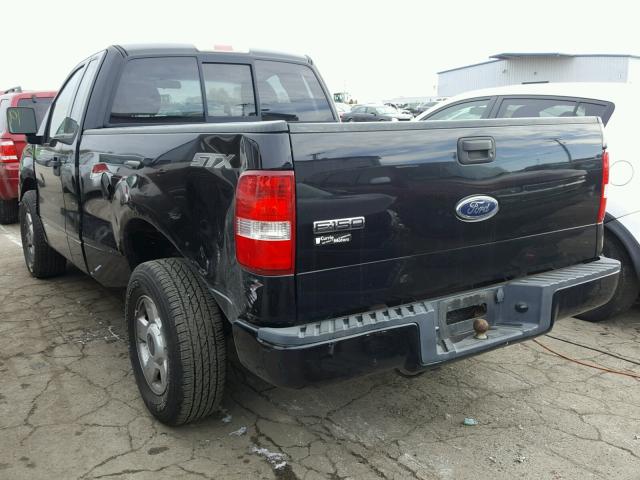 1FTRF12W04NB77556 - 2004 FORD F150 BLACK photo 3