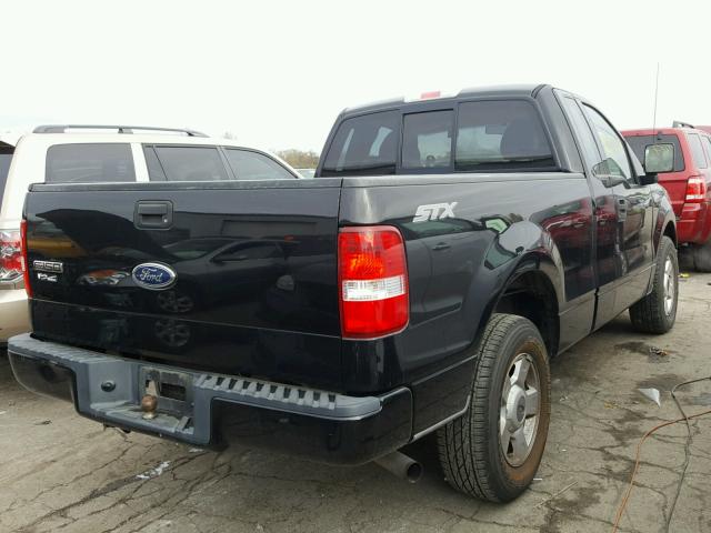 1FTRF12W04NB77556 - 2004 FORD F150 BLACK photo 4