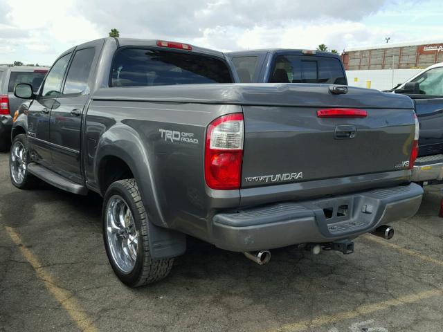 5TBET381X4S435244 - 2004 TOYOTA TUNDRA DOU GRAY photo 3