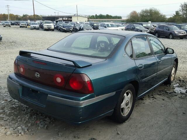 2G1WH55K1Y9228772 - 2000 CHEVROLET IMPALA LS GREEN photo 4