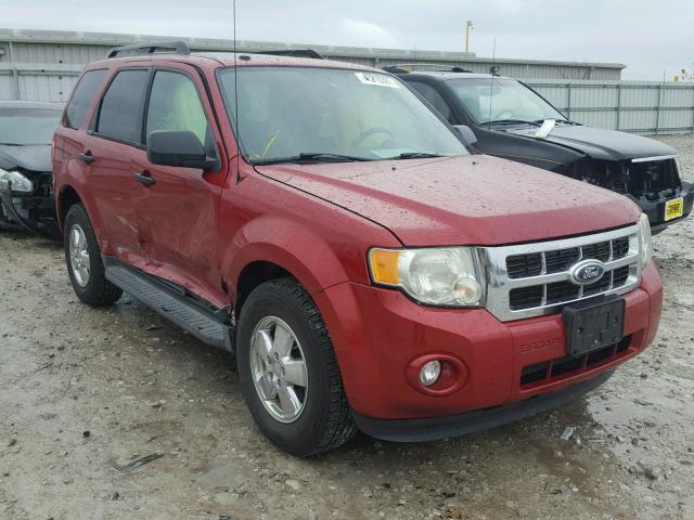 1FMCU0D78AKA72154 - 2010 FORD ESCAPE XLT RED photo 1