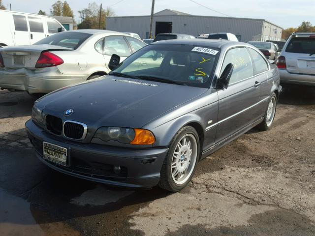 WBABM3342YJN84191 - 2000 BMW 323 CI GRAY photo 2