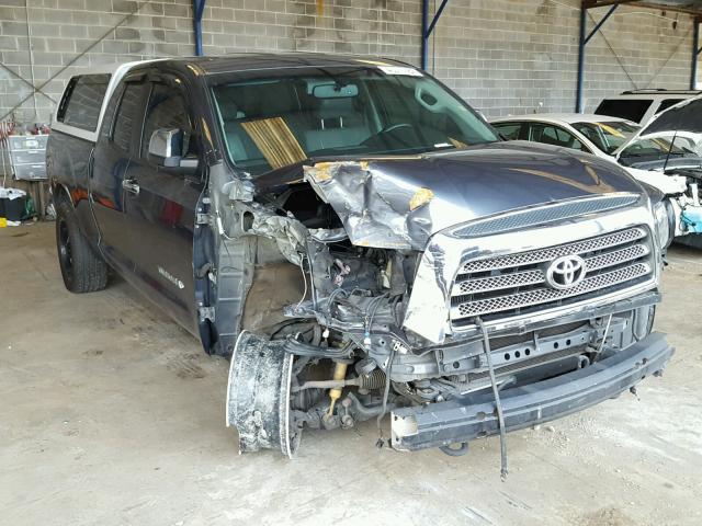 5TBBV58137S450505 - 2007 TOYOTA TUNDRA DOU CHARCOAL photo 1