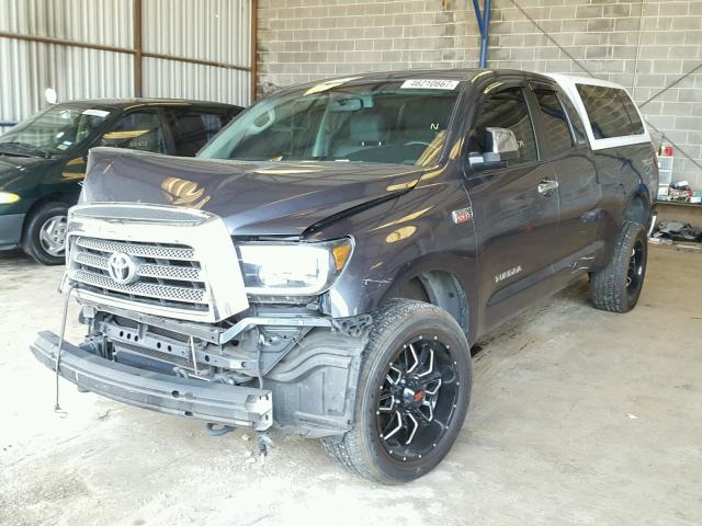 5TBBV58137S450505 - 2007 TOYOTA TUNDRA DOU CHARCOAL photo 2