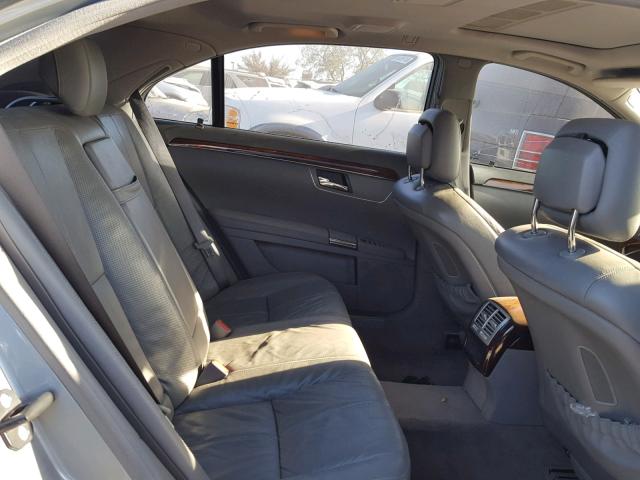 WDDNG71X98A162243 - 2008 MERCEDES-BENZ S 550 GRAY photo 6