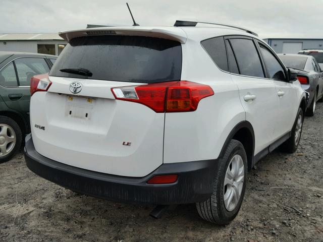 JTMZFREV9FJ027781 - 2015 TOYOTA RAV4 LE WHITE photo 4