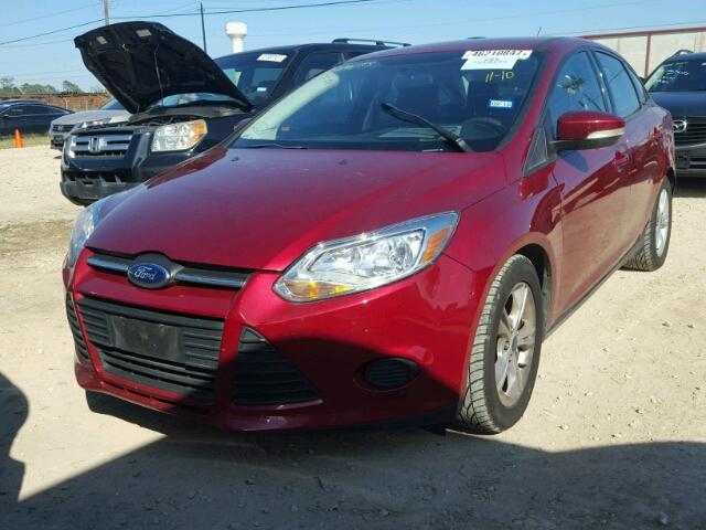 1FADP3F28EL381437 - 2014 FORD FOCUS SE RED photo 2