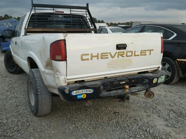 1GCDT19W0YK300871 - 2000 CHEVROLET S TRUCK S1 WHITE photo 3