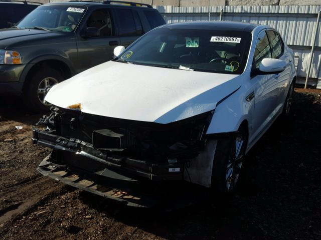 5XXGR4A69FG369607 - 2015 KIA OPTIMA SX WHITE photo 2