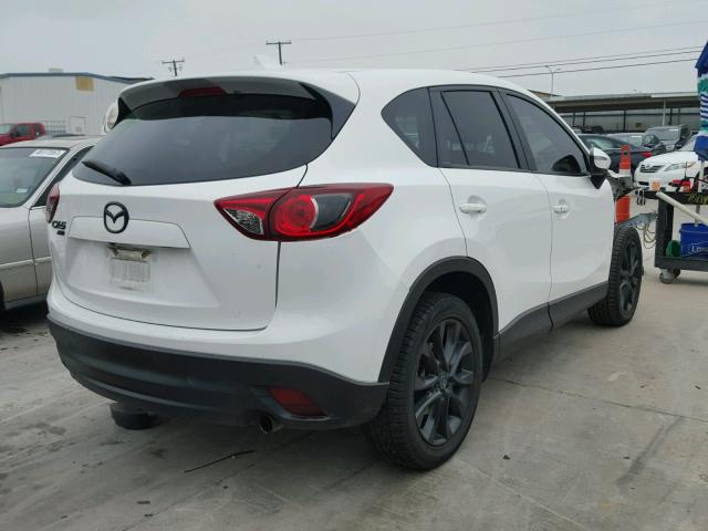 JM3KE4DY8F0531612 - 2015 MAZDA CX-5 GT WHITE photo 4