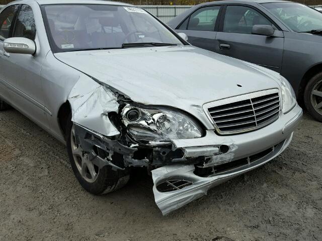 WDBNG84JX4A433083 - 2004 MERCEDES-BENZ S 500 4MAT SILVER photo 9