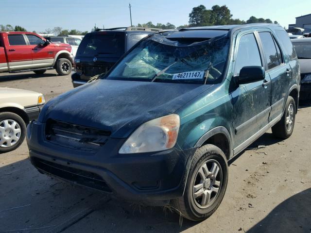 SHSRD78883U115118 - 2003 HONDA CR-V EX GREEN photo 2