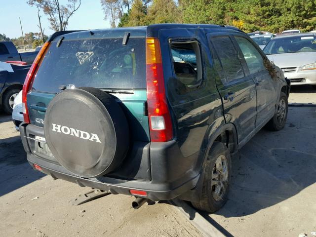 SHSRD78883U115118 - 2003 HONDA CR-V EX GREEN photo 4