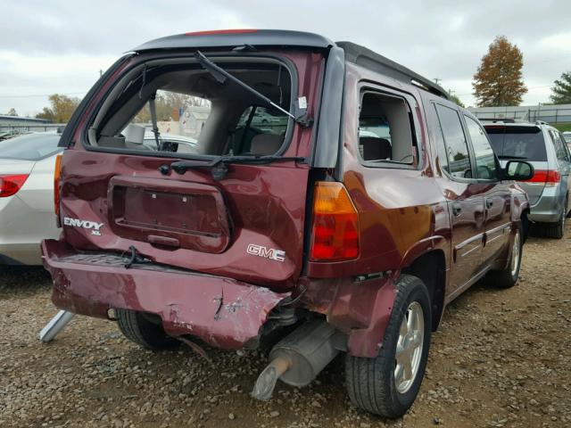 1GKET16S046139077 - 2004 GMC ENVOY XL MAROON photo 4