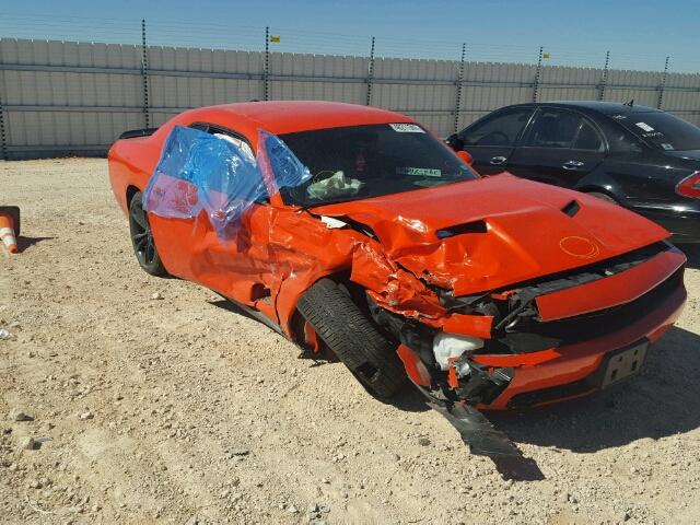 2C3CDZAG0GH344889 - 2016 DODGE CHALLENGER ORANGE photo 1