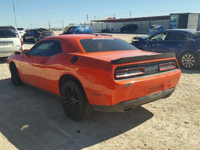 2C3CDZAG0GH344889 - 2016 DODGE CHALLENGER ORANGE photo 3