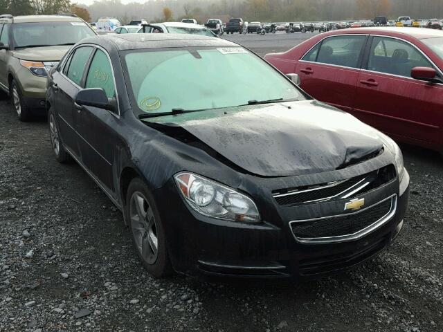 1G1ZH57B494169179 - 2009 CHEVROLET MALIBU 1LT BLACK photo 1