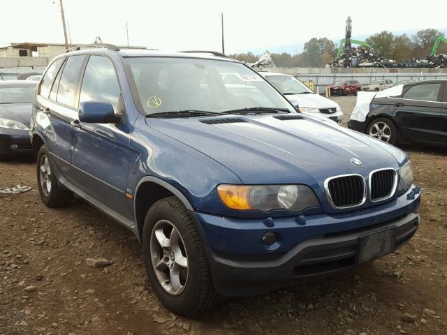 WBAFA53581LM64307 - 2001 BMW X5 BLUE photo 1