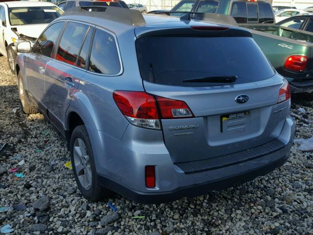 4S4BRCCC0E3252032 - 2014 SUBARU OUTBACK 2. SILVER photo 3