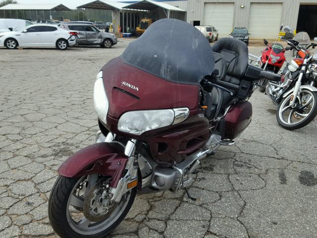 1HFSC47L36A509693 - 2006 HONDA GL1800 MAROON photo 2