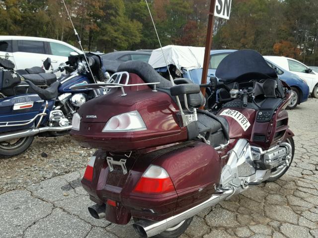 1HFSC47L36A509693 - 2006 HONDA GL1800 MAROON photo 4