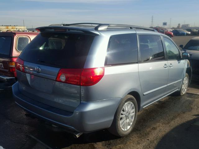 5TDZA23C16S387850 - 2006 TOYOTA SIENNA CE BLUE photo 4