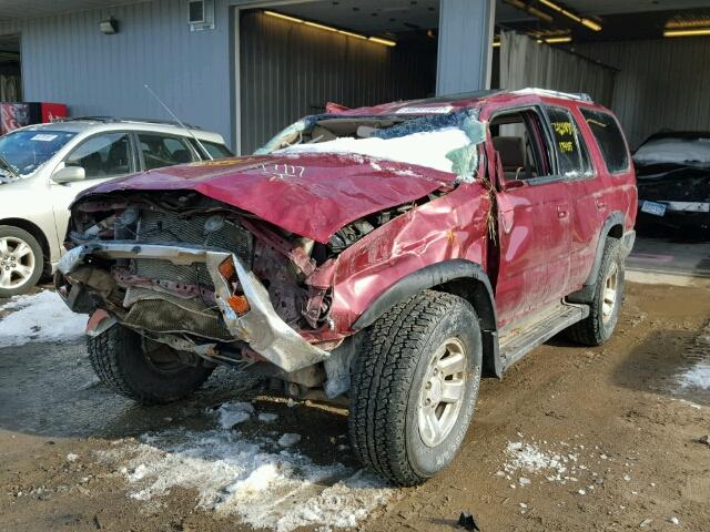 JT3HN86RXV0129917 - 1997 TOYOTA 4RUNNER RED photo 2