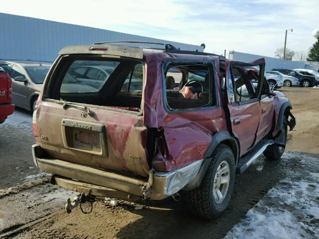 JT3HN86RXV0129917 - 1997 TOYOTA 4RUNNER RED photo 4