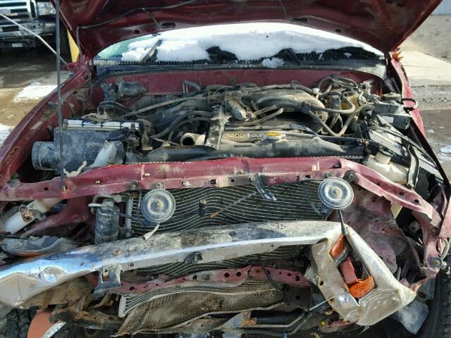 JT3HN86RXV0129917 - 1997 TOYOTA 4RUNNER RED photo 7