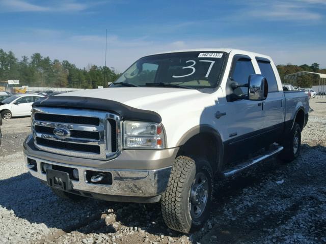 1FTSW21P87EB20088 - 2007 FORD F250 SUPER WHITE photo 2