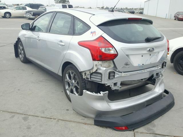 1FADP3K21DL112619 - 2013 FORD FOCUS SE SILVER photo 3