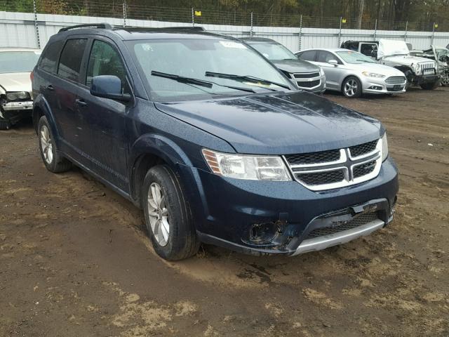 3C4PDDBG4FT660378 - 2015 DODGE JOURNEY SX BLUE photo 1