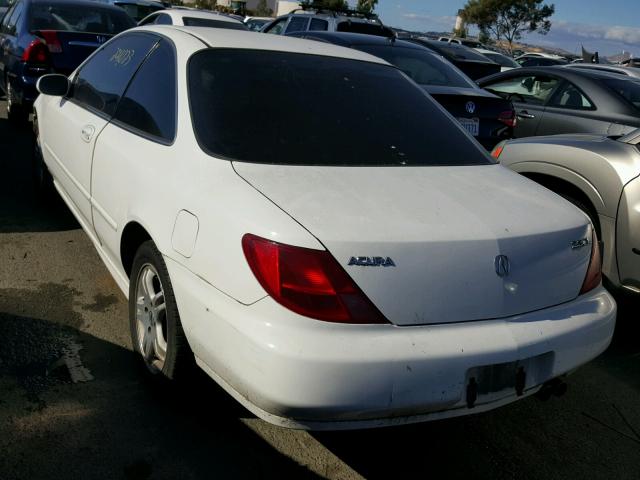 19UYA3140WL005808 - 1998 ACURA 2.3CL WHITE photo 3