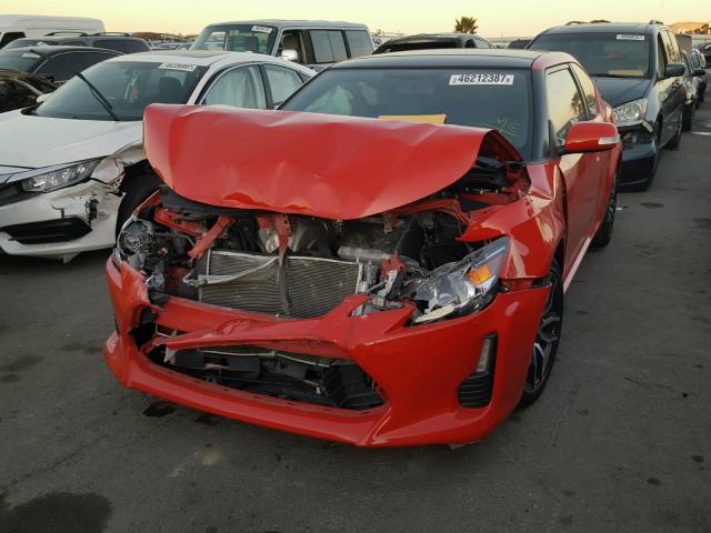 JTKJF5C73E3085293 - 2014 TOYOTA SCION TC წითელი ფოტო 2