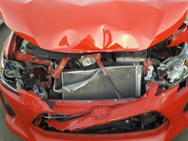 JTKJF5C73E3085293 - 2014 TOYOTA SCION TC წითელი ფოტო 7