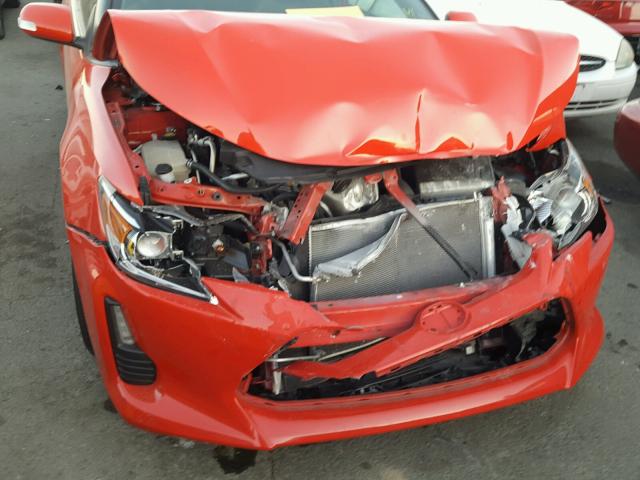 JTKJF5C73E3085293 - 2014 TOYOTA SCION TC წითელი ფოტო 9