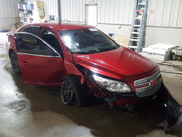 1G11D5RR9DF118390 - 2013 CHEVROLET MALIBU 1LT MAROON photo 1