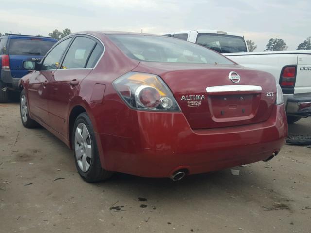 1N4AL21E87N459345 - 2007 NISSAN ALTIMA 2.5 BURGUNDY photo 3